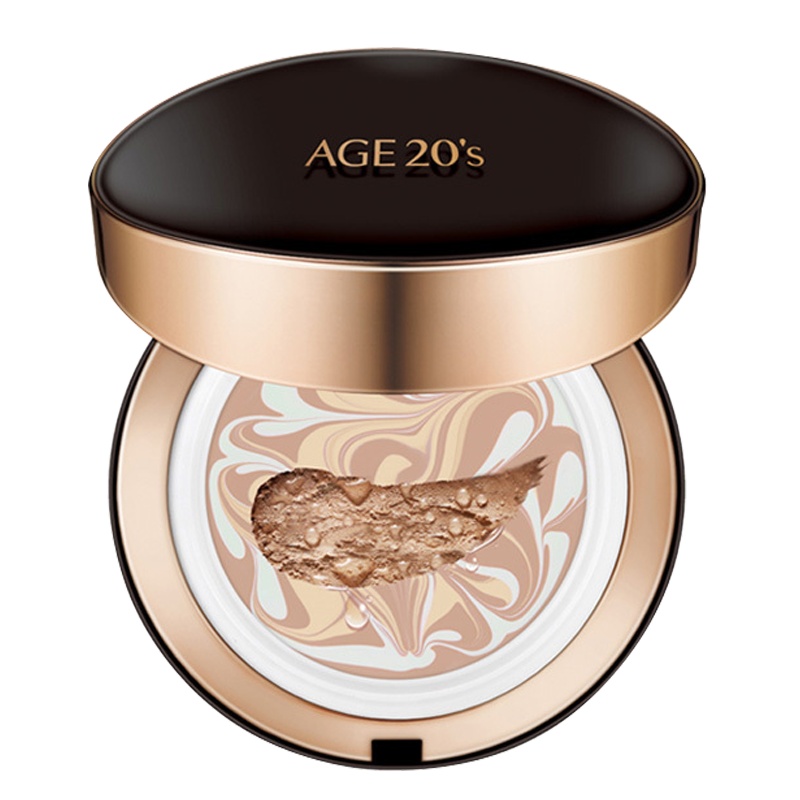AGE20’S韩国爱敬气垫BB霜黑盒遮瑕款#13裸色系(赠替换装)适合面部瑕疵较多