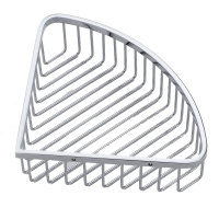 莱尔诗丹 LARSD 打孔式卫浴挂件 浴室置物架 卫生间网篮 全铜质三角篮 转角篮 浴室角架