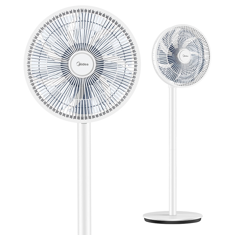 美的(Midea)电风扇 SAD30MA 立式机械版落地扇 七片风叶 3档风速 聚风网罩 低噪 家用办公室电风扇