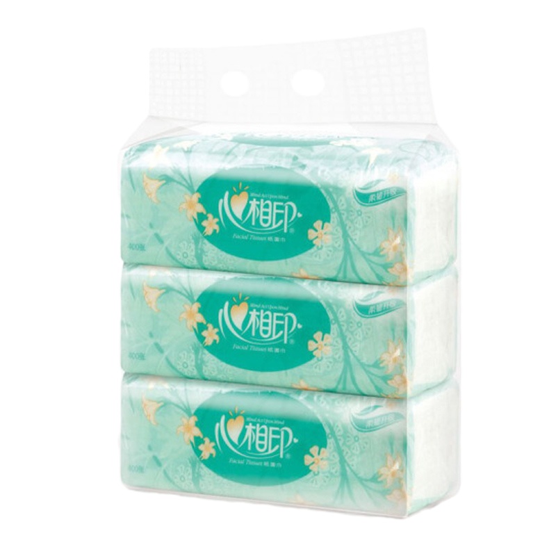 心相印(Mind Act Upon Mind) DT200软抽2层200抽168*208mm 3包 单提装