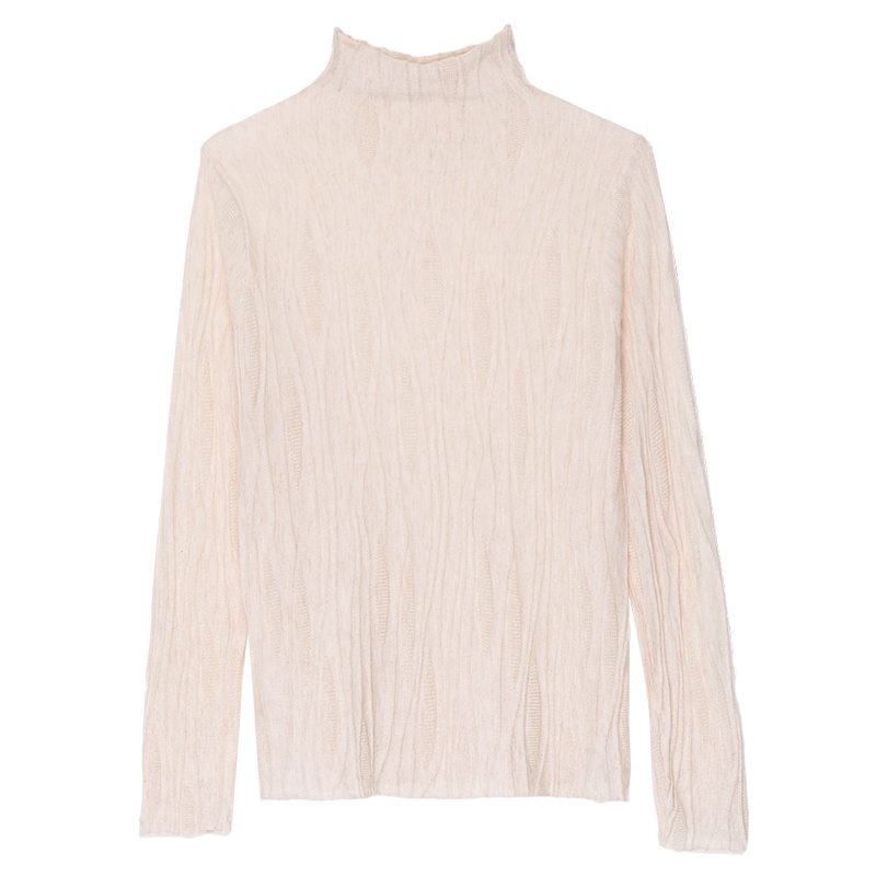 恒源祥女士羊毛衫2020新款秋冬女套头针织半高领毛衣羊毛衫洋气内搭打底衫