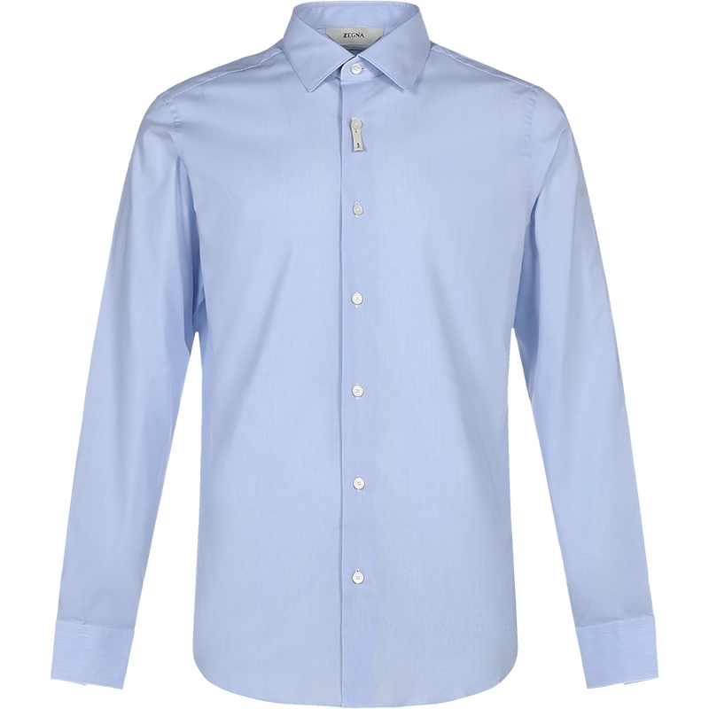 杰尼亚 Z ZEGNA 男士棉质长袖衬衫205047 ZCSC1