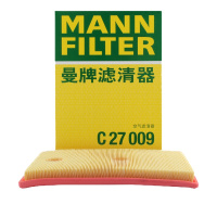 曼牌(MANN)空气滤C27009适配高尔夫7/波罗/朗逸/朗行/朗境/野帝/明锐/奥迪A3(EA211涡轮增压用)