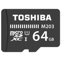 东芝(TOSHIBA) 64G M203 系列(microSD) TF 存储卡 100M/s Class10高速存储卡