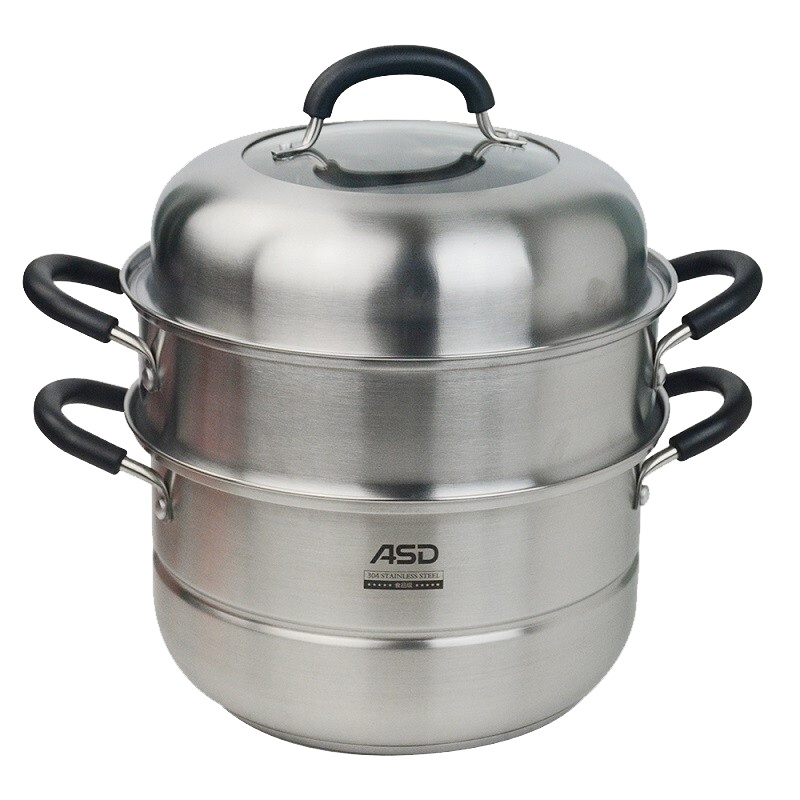 云南爱仕达不锈钢双层复底蒸锅JX1530K