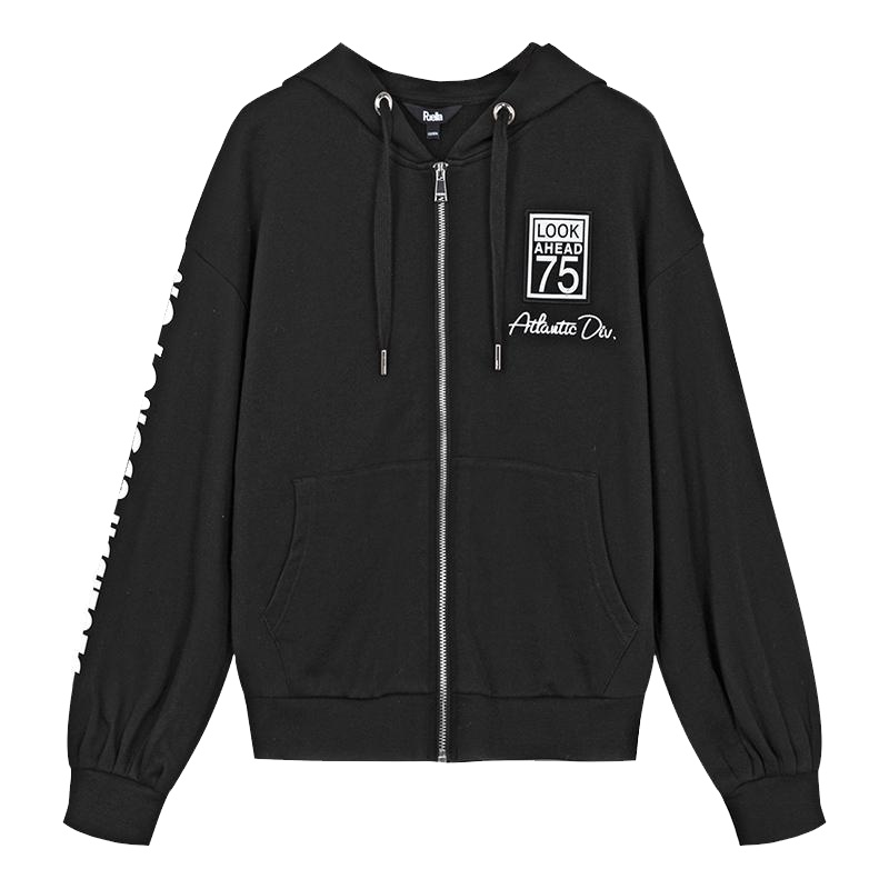 【专柜同款】Puella秋冬新款韩版休闲运动百搭棒球服连帽卫衣外套女20011714