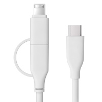 鸿智天联 工厂直销 数 据 快 速 充 电12W Type-C&USB二 合一 D C 线