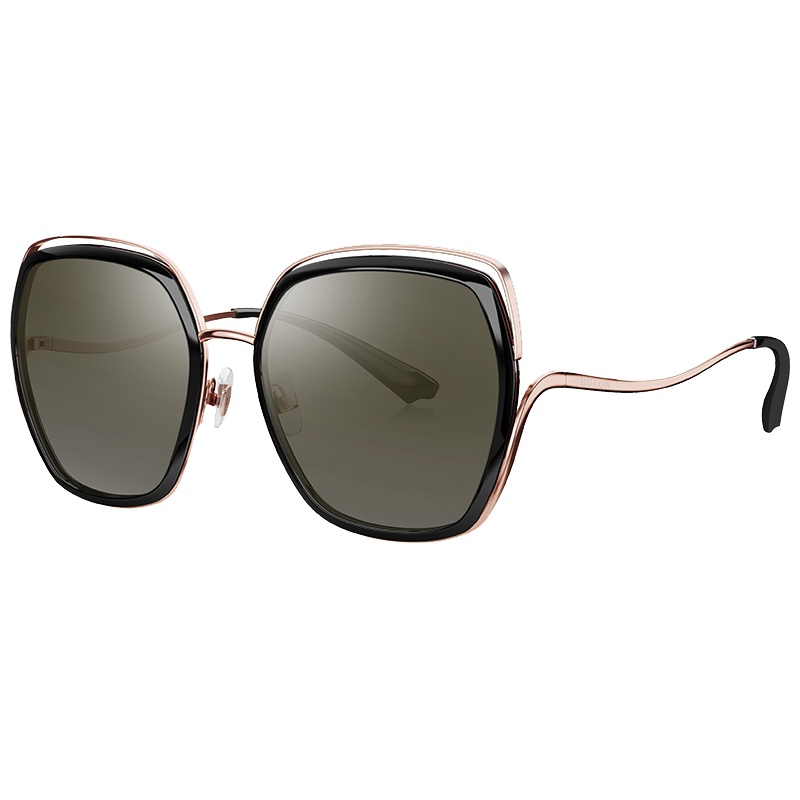 暴龙太阳镜女新款时尚蝶形墨镜潮圆脸显瘦大框个性眼镜BL7052