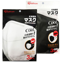 日本爱丽思防雾霾KN95口罩防尘透气女防晒男时尚个性易呼吸一次性4袋[12枚装]
