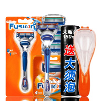 GILLETTE吉列锋隐致顺剃须刀1刀架5刀头刀片 (手动吉利锋速5致护冰酷刮胡刀)