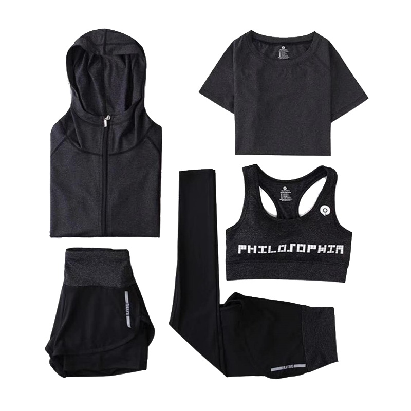 三极户外(Tripolar) TP1263 瑜伽服韩版秋冬运动休闲瑜伽健身房跑步健身速干衣显瘦运动套装女