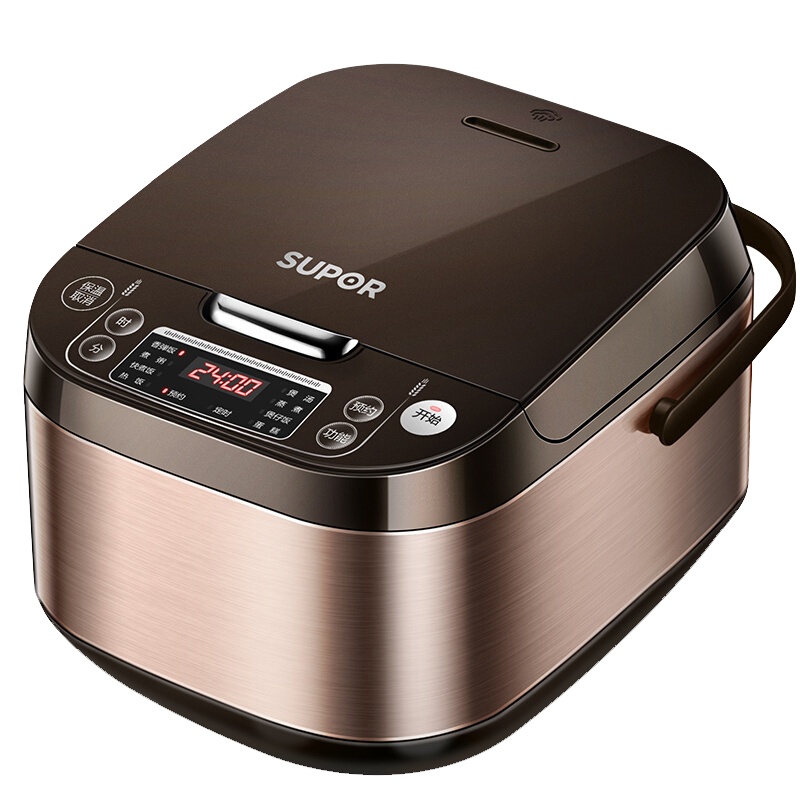 苏泊尔(SUPOR)电饭煲家用5L大容量3-8人多功能电饭锅铜晶不粘内胆金属机身24H智能预约定时SF50FC643