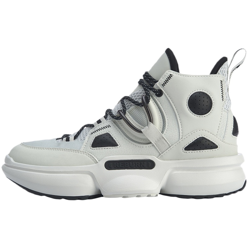 李宁重燃2.0 EZ-Fit男子包裹高帮篮球休闲鞋AGBQ011-4