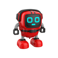 汇奇宝 比比精灵魔幻陀螺新款旋转陀螺机器人小宝梦幻男儿童玩具节日礼物塑料6-14岁 陀螺小宝【红色】