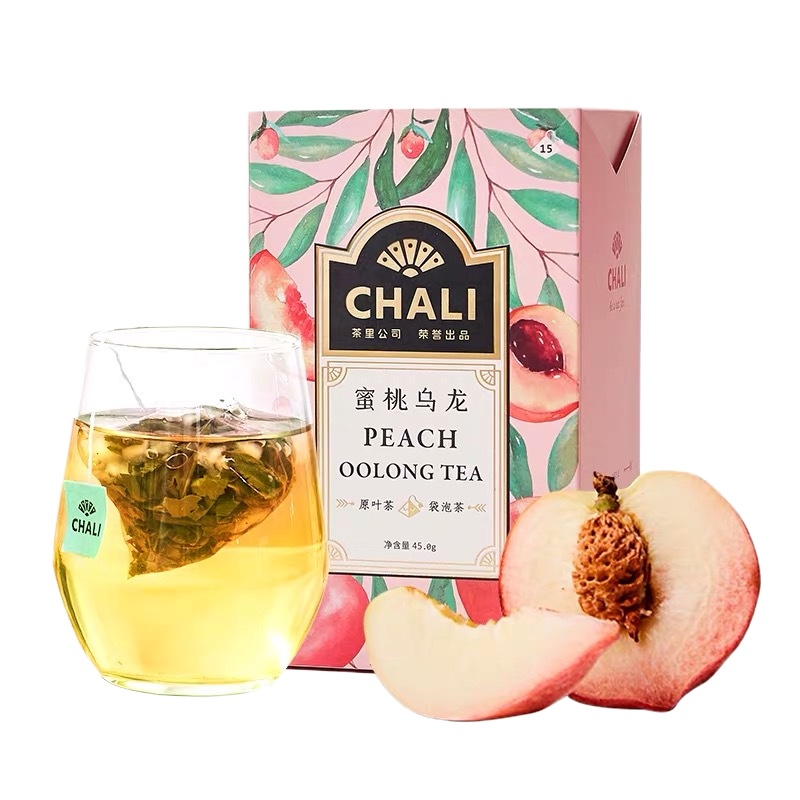 ChaLi茶里 蜜桃乌龙茶茶包45g*2盒