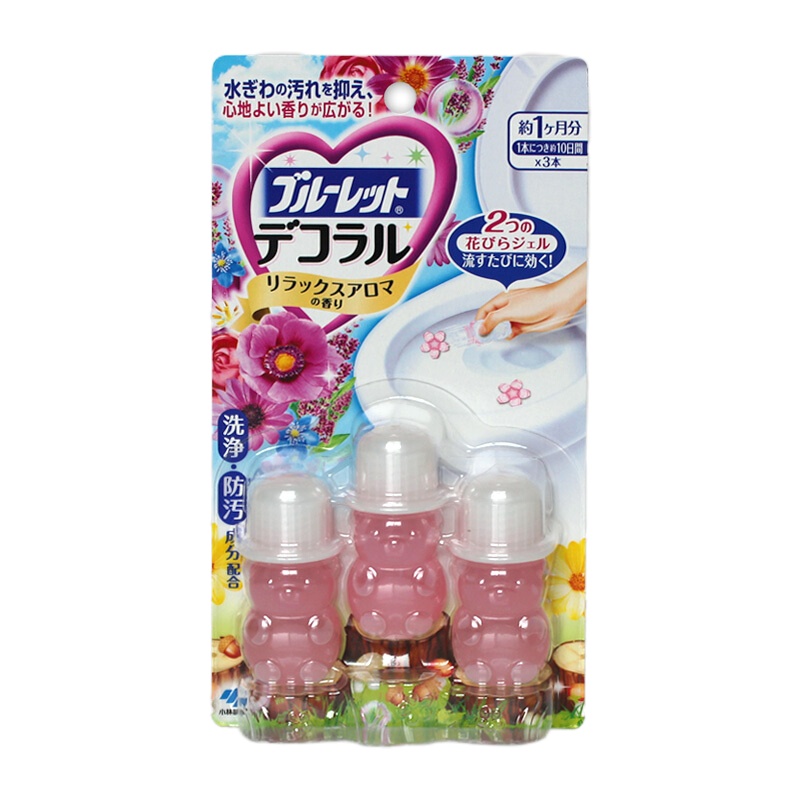 小林制药(KOBAYASHI) 日本进口洁厕灵凝胶花瓣马桶厕所除臭芳香清洁剂