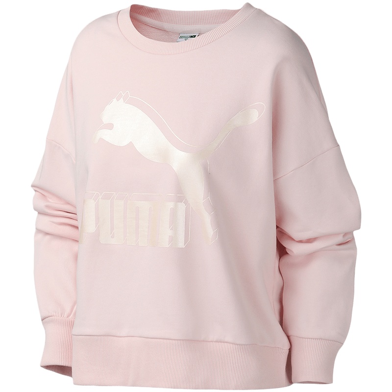 PUMA彪马女装运动服休闲针织圆领卫衣597405