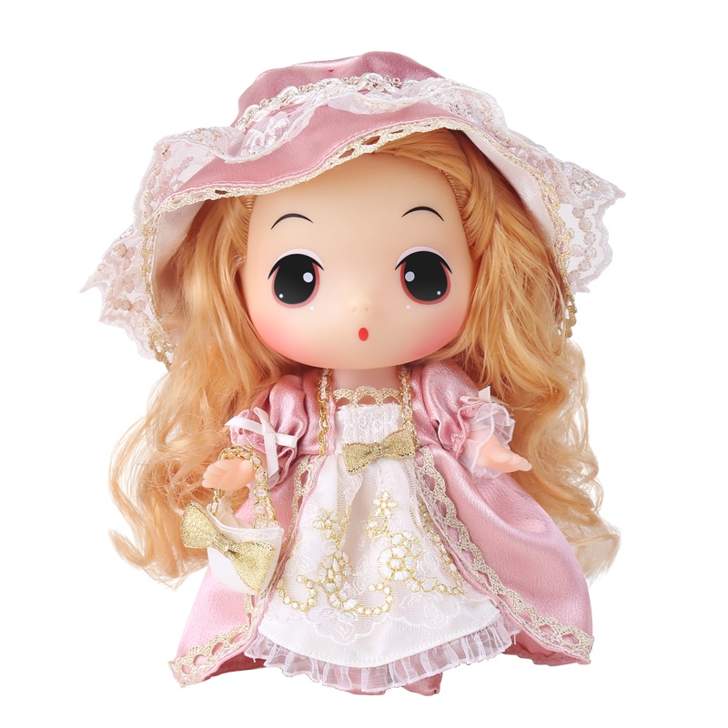 女孩玩具精美生日礼物冬己18cm复古系列娃娃FDE1836