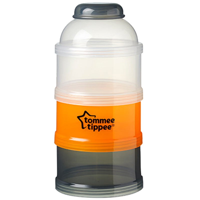 汤美星(Tommee Tippee)01023 三层奶粉分装盒储存罐便携防潮分隔盒3层装