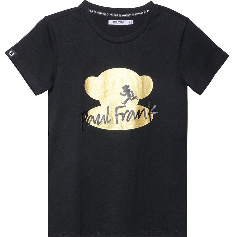 大嘴猴 夏季新款短袖T恤女印花港风复古chic半袖