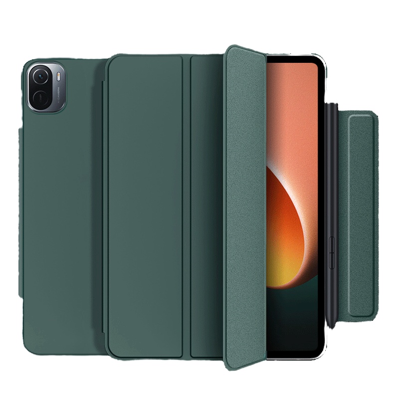 zoyu 2021新款小米平板5保护套小米5 pro保护壳11英寸超薄磁吸双面夹防弯触笔充电搭扣皮套·