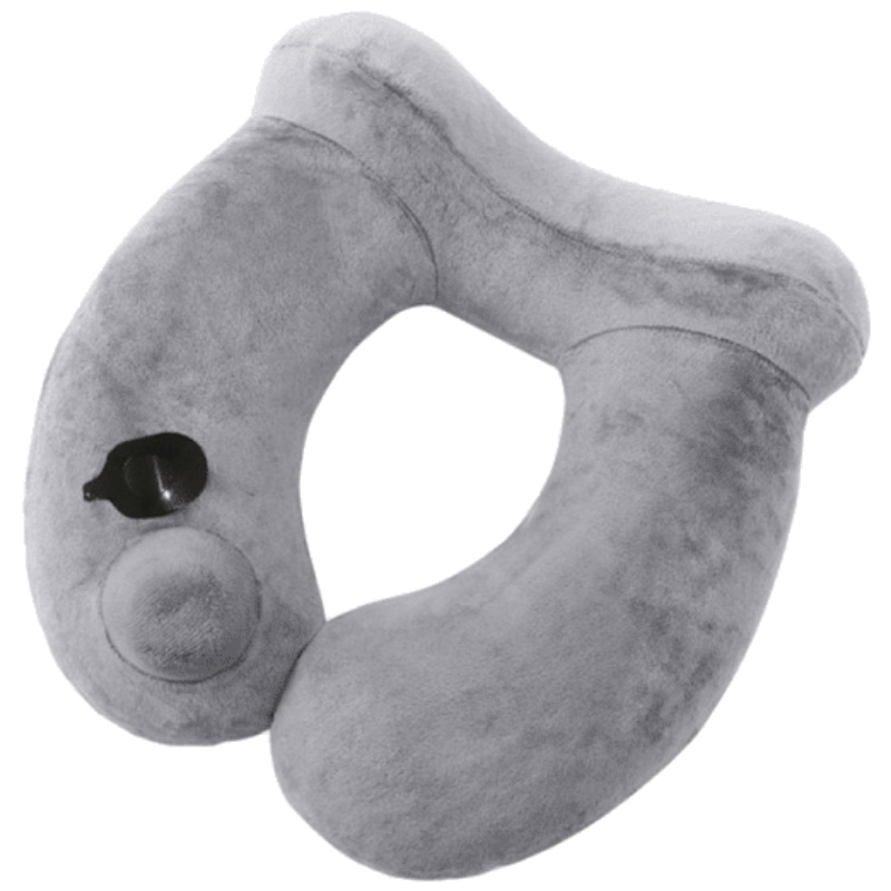 美帮汇旅行充气U型枕u形颈椎枕头按压式脖子枕飞机睡觉便携靠枕