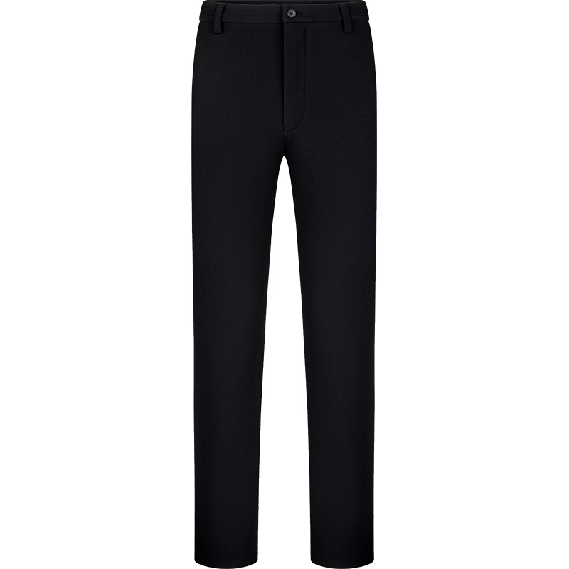 柒牌男士休闲梭织长裤秋季新款时尚青年潮流高弹字母绣花直筒男裤