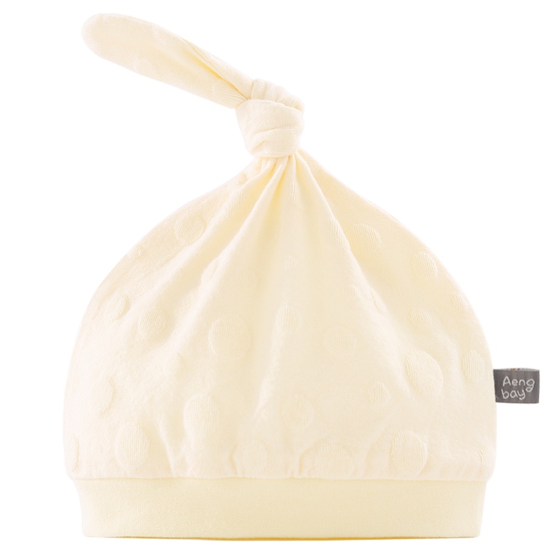 Aengbay婴儿帽子春秋季新生儿胎帽初生男女宝宝春秋护头帽可爱超萌