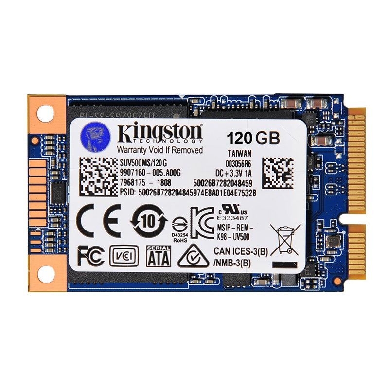 金士顿(Kingston)UV500系列 120G MSATA 固态硬盘