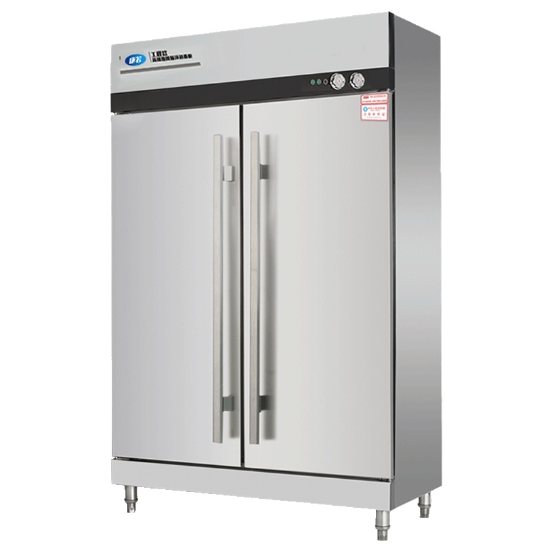 而派 商用高温热风循环消毒柜 双门立式大容量消毒柜 公司学校食堂酒店餐饮厨房耐高温餐盘餐具消毒柜商用 无磁箱体及层架