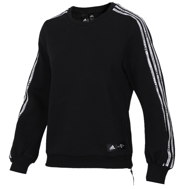 阿迪达斯(adidas)女士休闲套头衫任哲联名圆领运动卫衣EA2098