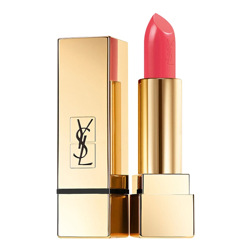 YSL圣罗兰方管口红迷魅唇膏3.8g 方管01#显色正红色