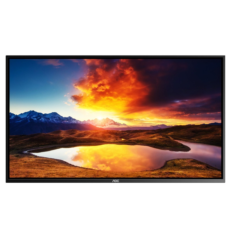 冠捷(AOC) 50英寸 壁挂广告机 IPS屏横屏 智能数字标牌 商用广告一体机 餐饮连锁酒店商场广告屏(50F1)