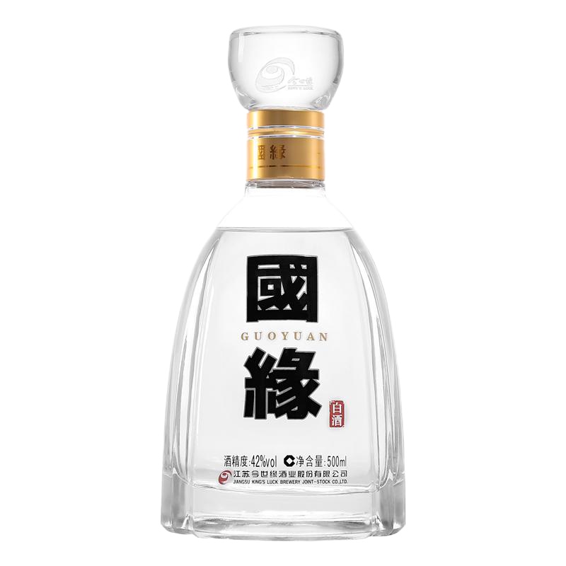 今世缘国缘四开4开42度幽雅醇厚型白酒500ml*4瓶/箱