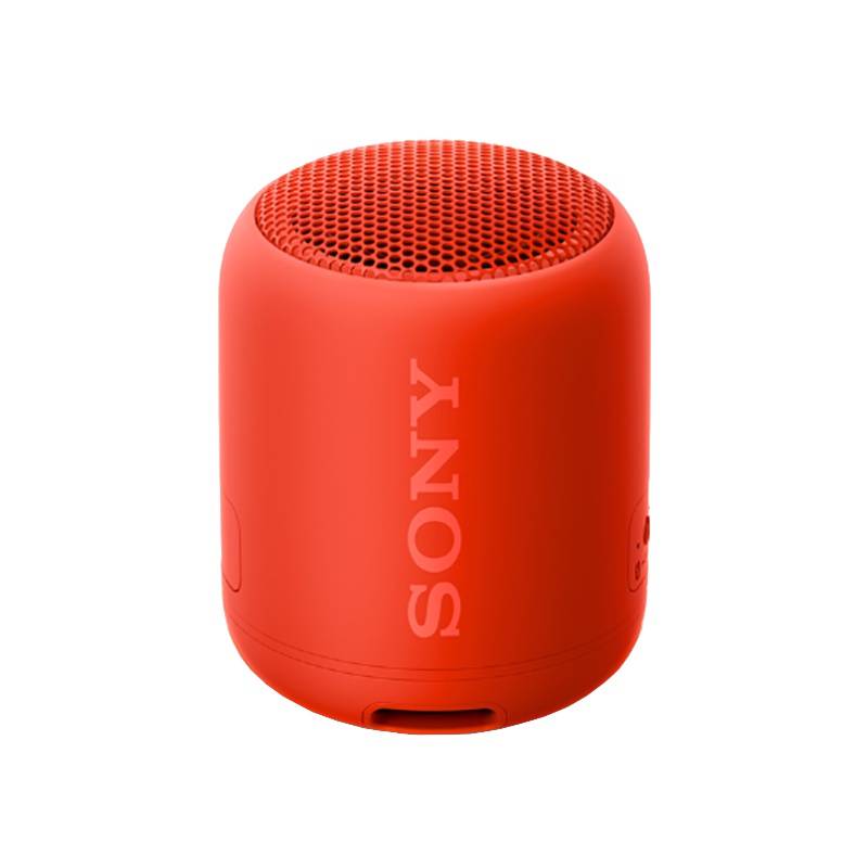 索尼(SONY)SRS-XB12(红色) 防水重低音便携无线扬声器