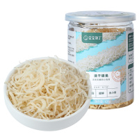 宝宝馋了淡干小银鱼鱼干无刺无鳞高蛋白单罐装108g