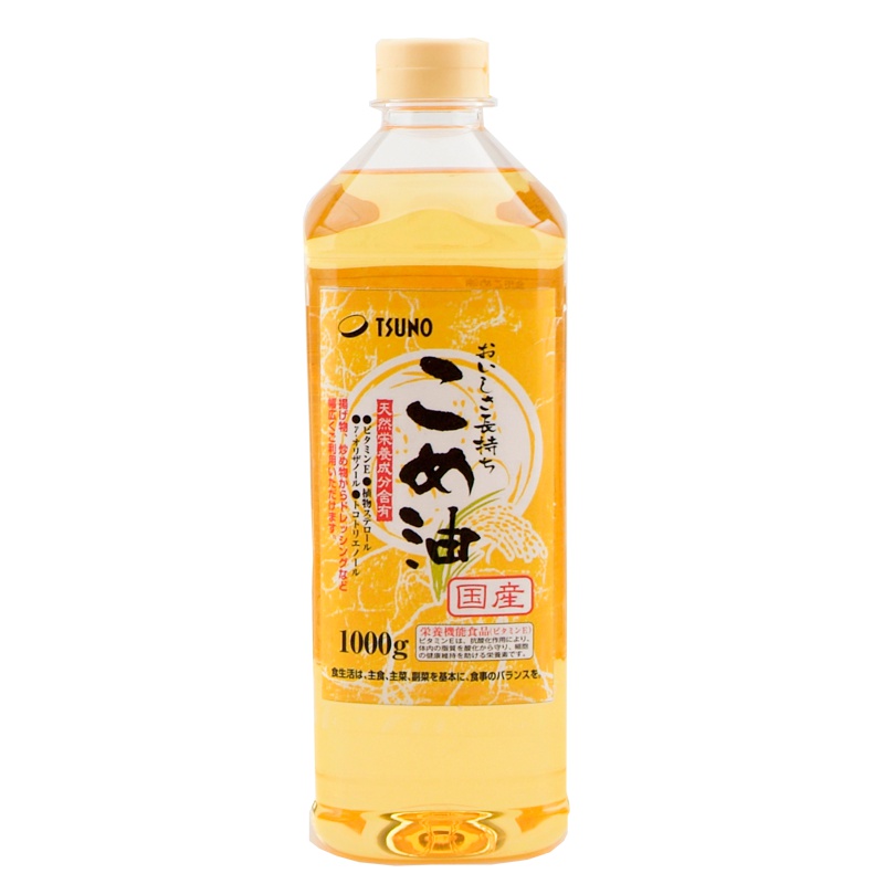 筑野米糠油 1000g 日本原装进口稻米油 谷维素植物油 食用油
