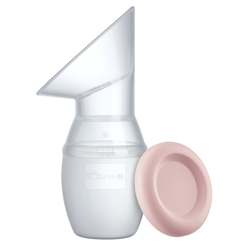 小熊(bear)集奶器吸奶器手动母乳收集器接漏奶挤奶器硅胶拔奶无痛集乳器