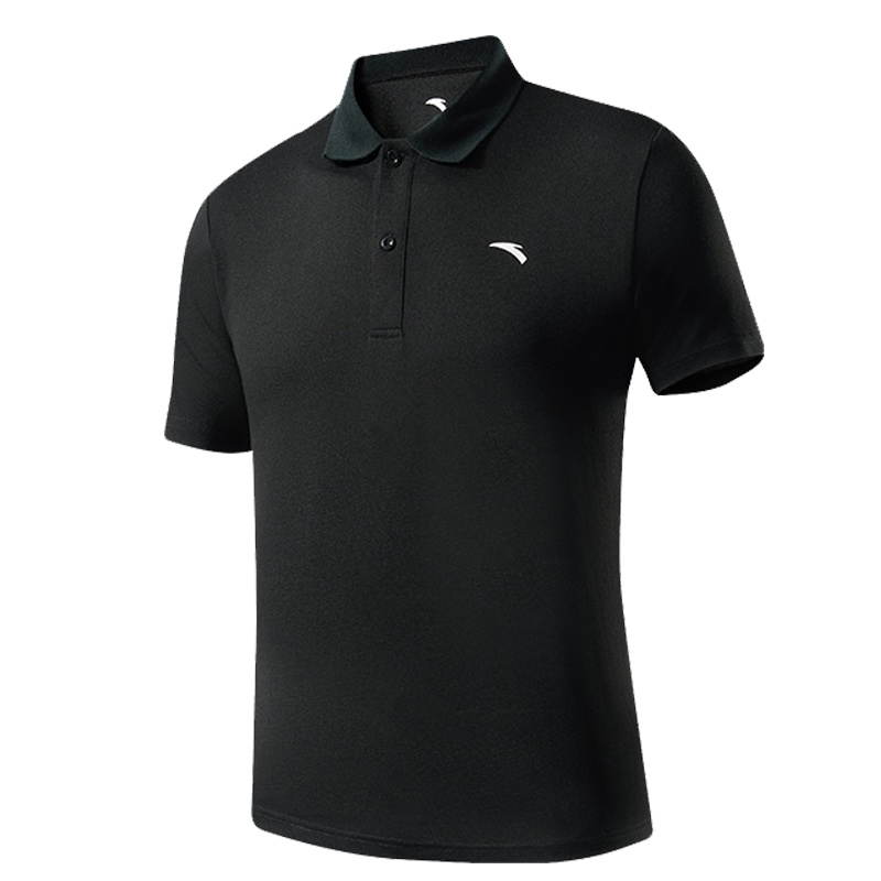 安踏男士POLO领短袖男夏装2019新款T恤翻领POLO短袖男生休闲T恤潮