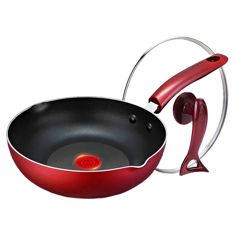 苏泊尔(SUPOR)煎锅EJ28RP01 火红点不粘锅煎炒锅28cm 电磁炉燃气灶通用