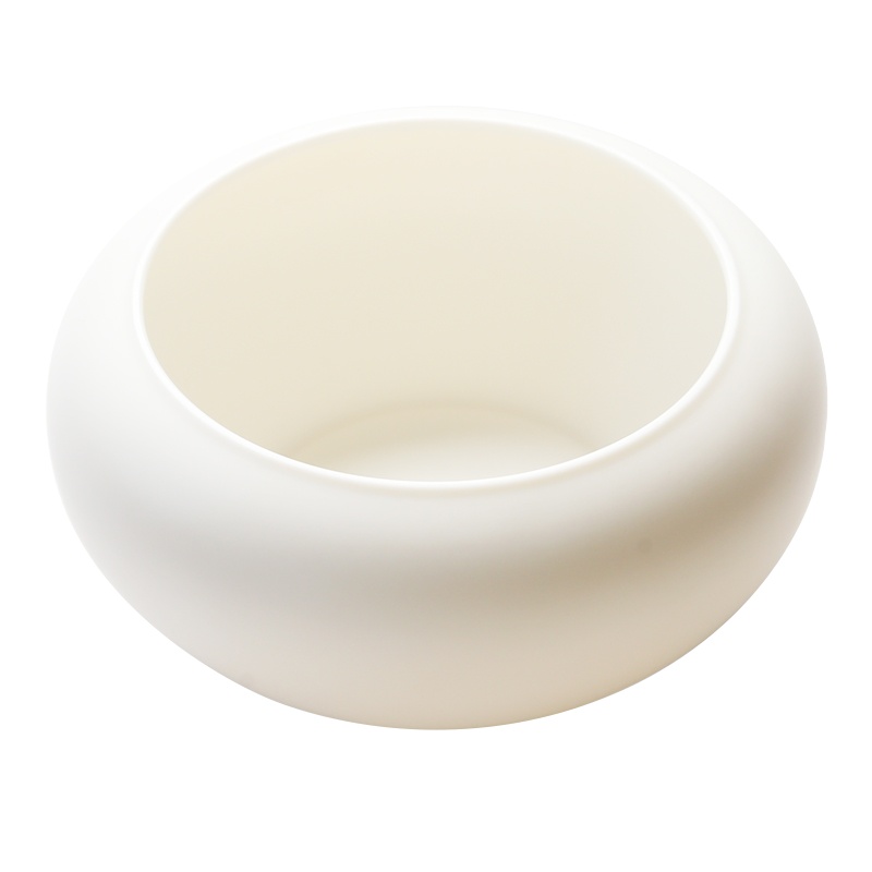 苏氏陶瓷 SUSHI CERAMICS 茶具配件中国白白瓷罗汉陶瓷茶洗 茶杯碗(亚光)