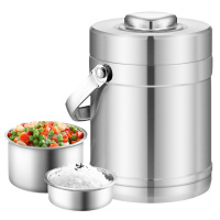 炊大皇(COOKER KING)暖意直身保温提锅TG25NY不锈钢家用保温壶保温带盖手提饭盒