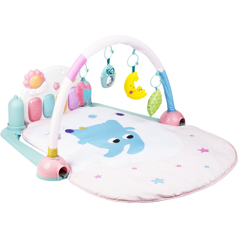 火火兔升级款婴儿脚踏钢琴宝宝健身架器0-1岁儿童益智玩具男孩女孩长型