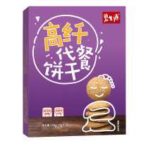 碧生源纤麸消化饼粗粮全麦早餐高纤代餐饼干10g*16袋