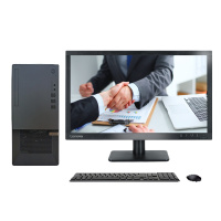 联想台式机电脑扬天T4900V升级版T4900K十代酷睿i3-10100四核+21.5英寸/8G 1T+128G集显