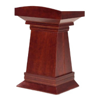 汉超演讲台、接待台、实木台