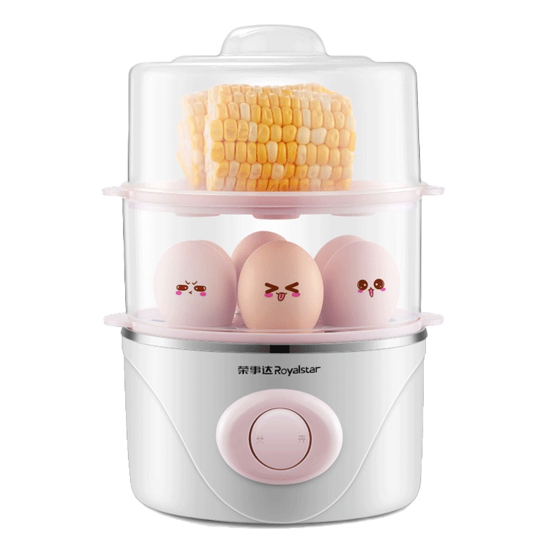 荣事达(Royalstar)煮蛋器RD-Q291双层304不锈钢发热底盘多功能蒸鸡蛋羹小型早餐机