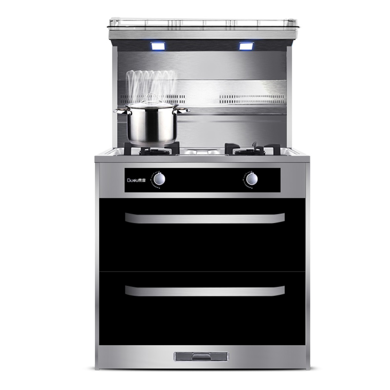 贵度(GUIDU)JJZT-G75A1集成灶集成一体灶 侧吸下排式集成烟灶消毒柜套装 大吸力抽油烟机大火力燃气灶具一体灶