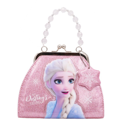 迪士尼disney冰雪奇缘手提包粉色fz077