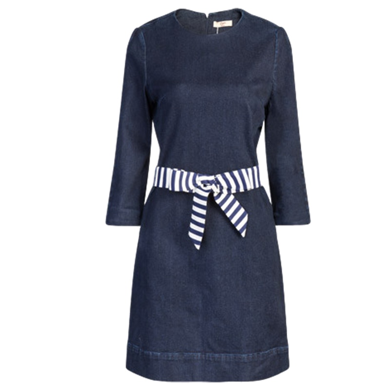 【福利款】拉夏贝尔显瘦牛仔连衣裙